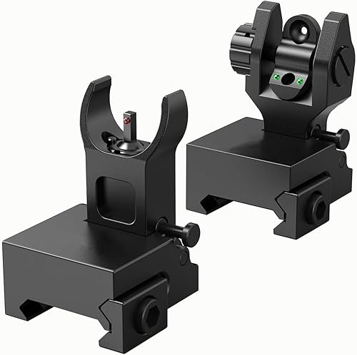 Miniatura 10 de Marmot Mira de hierro abatible A2 mira delantera y vista trasera para pistola de rifle