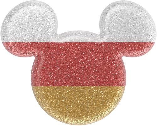 Miniatura 5 de POPSOCKETS Agarre para teléfono con soporte expandible, PopSockets para teléfono, Disney, pendiente de maíz con purpurina de Mickey
