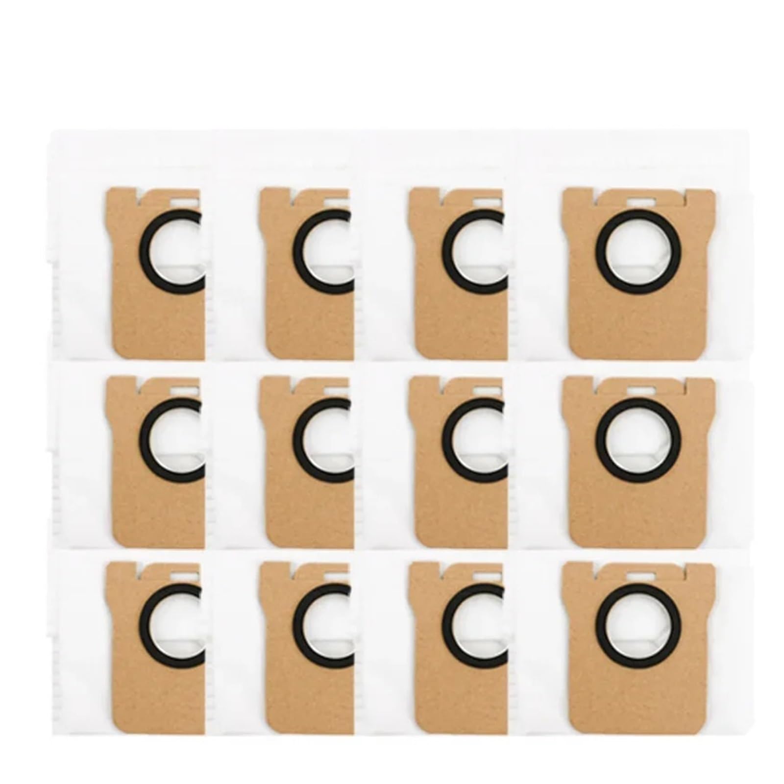 Kicici Compatible With Dreame L20 Ultra / L30 Accessories Main Side Brush Hepa Filter Mop Dust Bag Robot Vacuum Cleaner Replacement Parts(Brown)