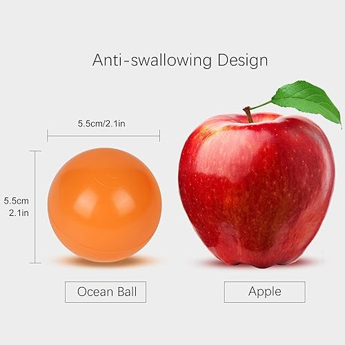 Miniatura 5 de Pack of 50 Ball Pits Balls, 2.2 inches5.5 cm, BPA Free Plastic Balls Crush Proof Ocean Balls Phthalate Free Toys for Boys Girls Toddlers Indoor