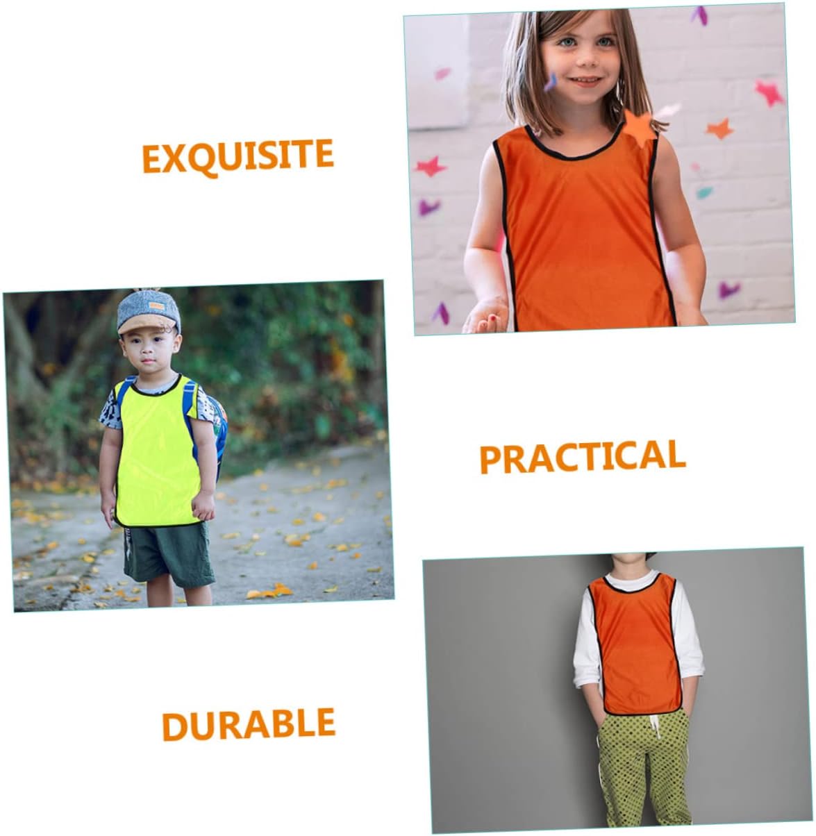 12pcs Outdoor Training Vests for Boy Girl Breathable Basketball Jerseys Lightweight Pinnies for Team Sports Suitable for Soccer Volleyball and More