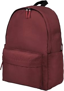 burgundy school backpack