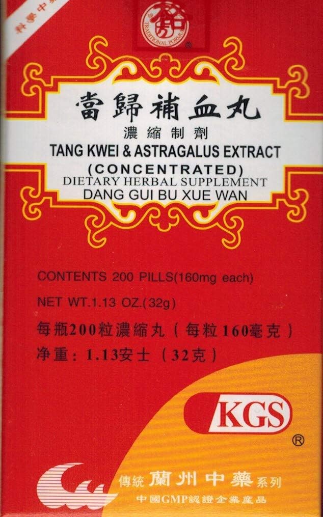 LAURALS Tang Kwei & Astragalus Extract (Dang GUI Bu Xue Wan) 200 Pills