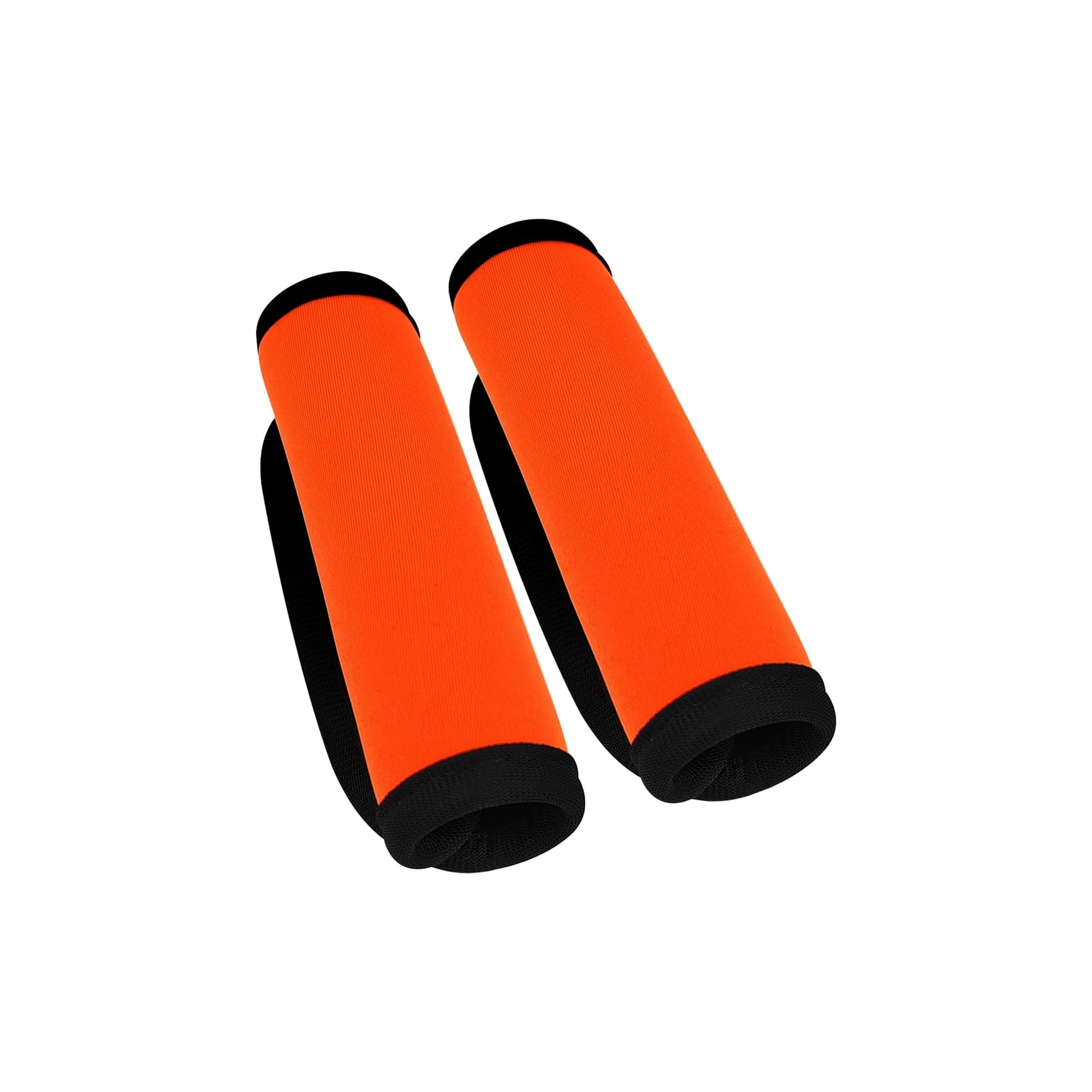 2 fundas para asa de equipaje, 5.5 x 6 pulgadas, identificadores de equipaje para maletas, identificador de maleta para avión, viajes, crucero, viajes (naranja)