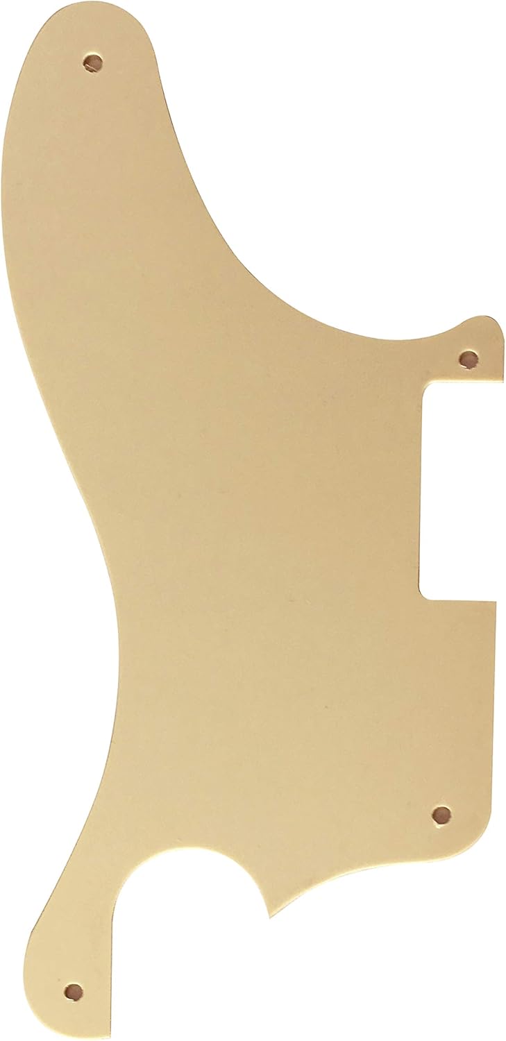 Electric Guitar Pickguard for Fender Telecaster Caballo Tono Ligero Humbucker Style (1 Ply Vintage Yellow)