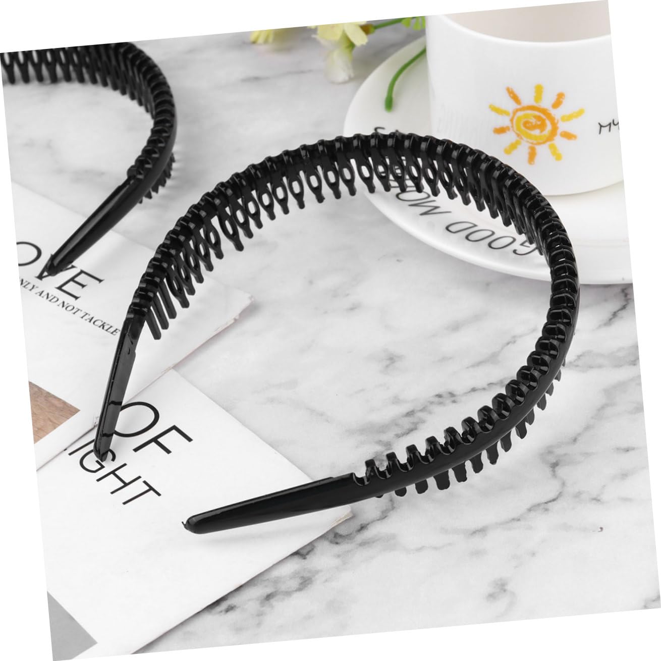 MAGICLULU 3 Set Di Fasce Per Per Donne Con Dentini Senza Fascia Per Per Donne Ragazze E Per Attività All'aperto 10 Pezzi * 3