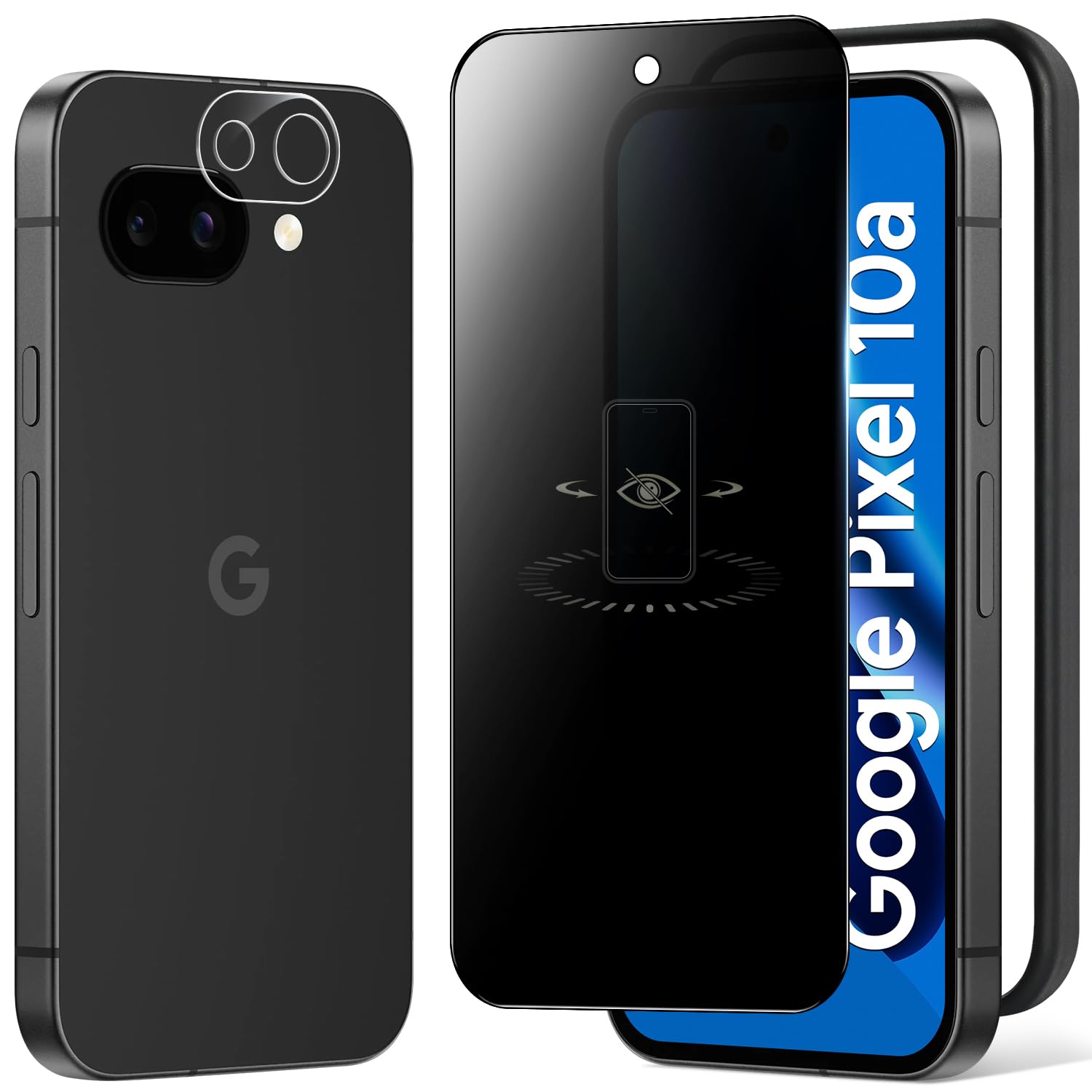Amazon | 対応 Google Pixel 10a ガラスフィルム 覗き見防止 + 対応