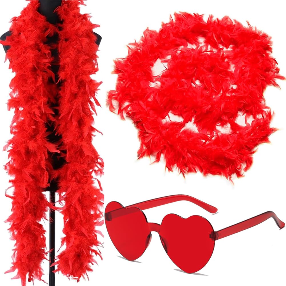 FCXVXCL Feather Boas Set