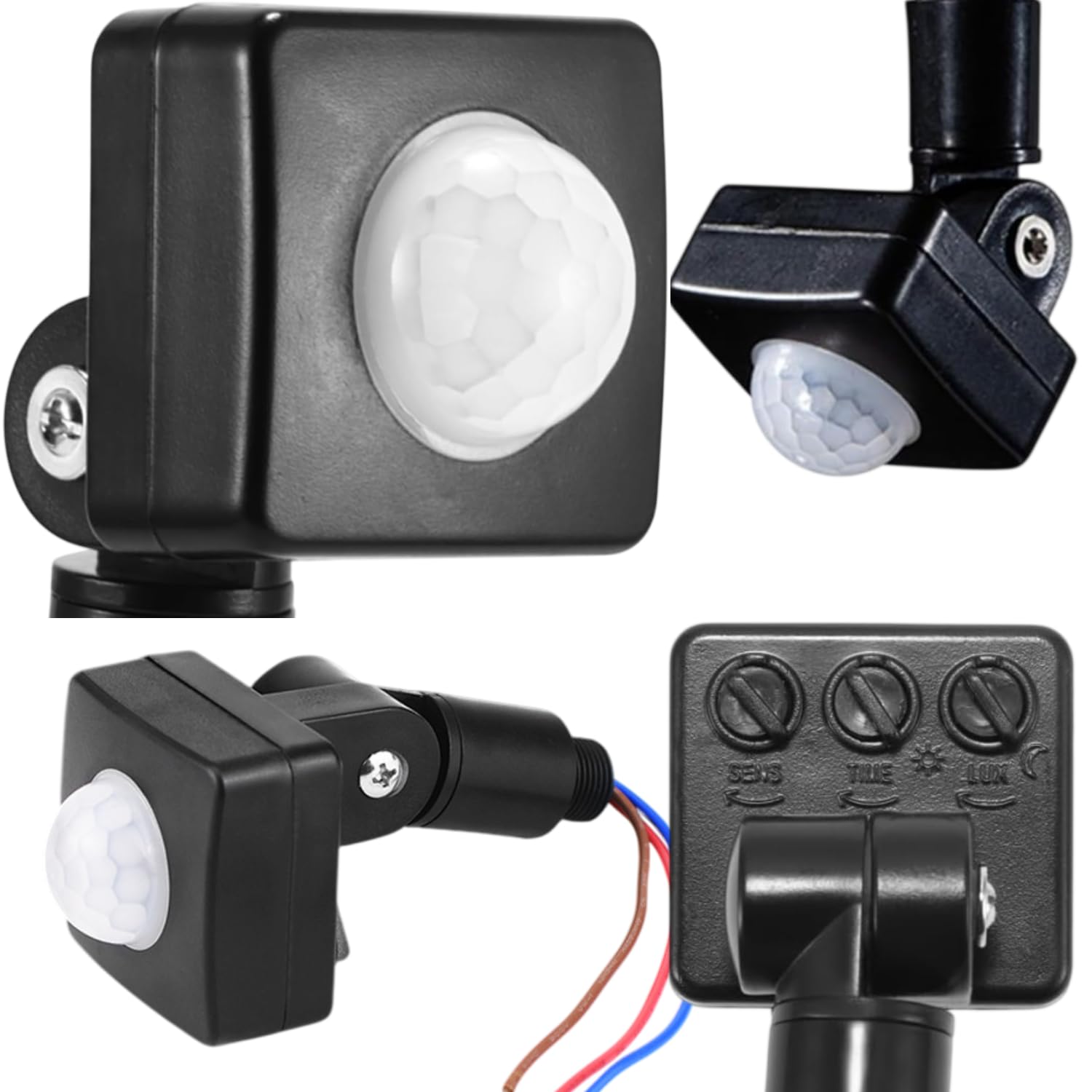 motion sensor outdoor switch pir, light beam sensing switch with relay output, infrared motion activated switch replacement detector for wall light solar security lights alarm