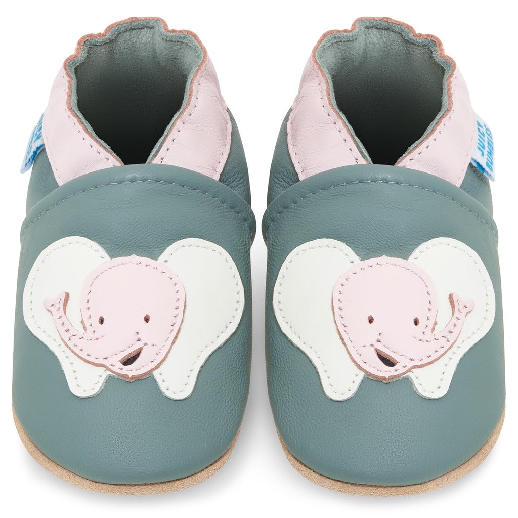 Zapatos de Bebé – Zapatillas de Cuero Niño Niña – Patucos de Piel con Elástico para Bebé - Zapatitos Primeros Pasos - Pantuflas Infantiles 0-6 Meses 6-12 Meses 12-18 Meses 18-24 Meses 2-3Años — view 24