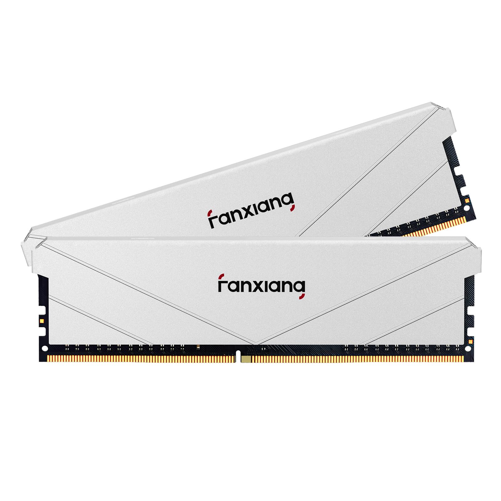 fanxiang Memoria RAM DDR4 16GB (2x8GB) 3200MHz CL16 1,35V | XMP 2.0 Compatibile con AMD e Intel, Dissipatore Alluminio, UDIMM 288 Pin, Memoria per Desktop, Non-ECC, Argento
