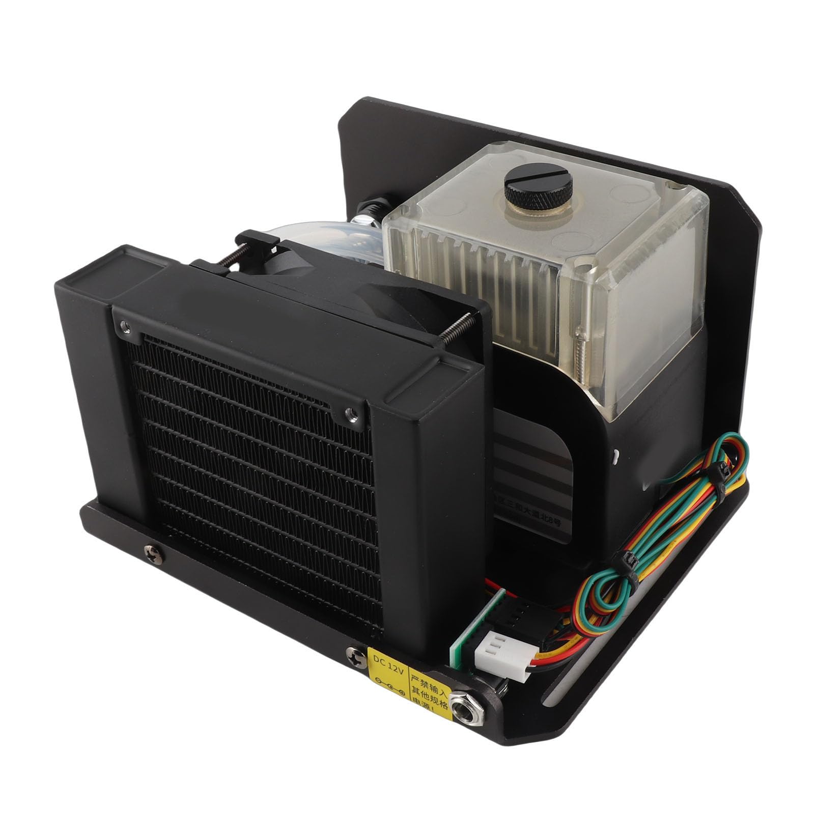 Bomba de Refrigeración por Agua para PC ABS y Metal Bomba de Agua para Computadora Puerto 450L 4 Pines G1 4 Tubos Roscados para CPU GPU Sistemas de Refrigeración Líquida Juegos