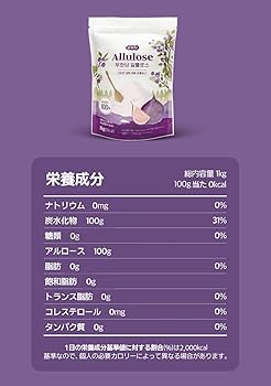 Amazon.co.jp: テレビで話題！100%アルロース【MUHWADANG