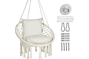 JoyView Macrame Chair: Perfect for Teen Girls' Bedrooms