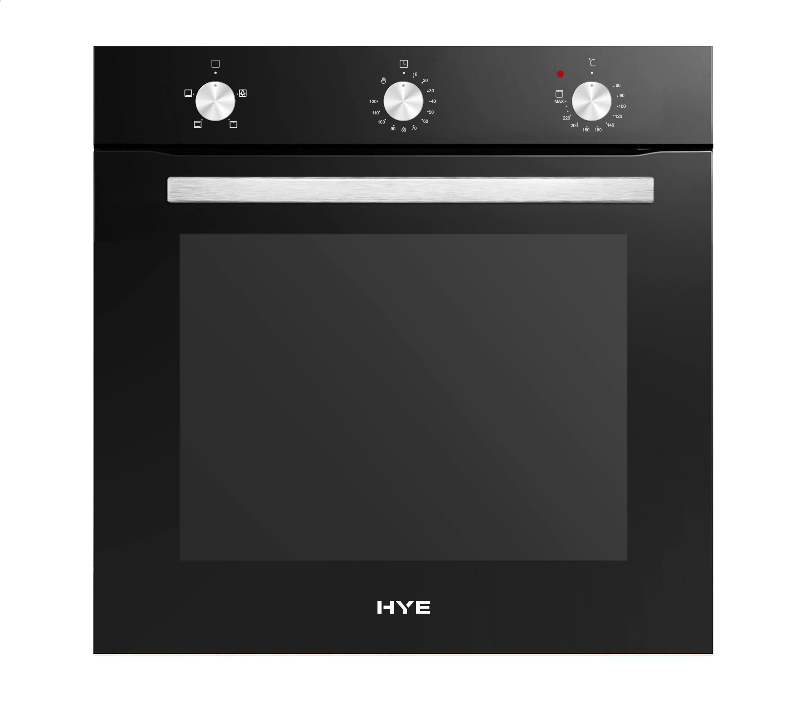 HYE Built In Electric Oven & Induction Hob - 60cm Electric Oven, 4 Zone Induction Hob, Simple & Intuitive Controls, Sleek Black Finish, Perfect For Modern Homes - C01BI60S22 — view 2