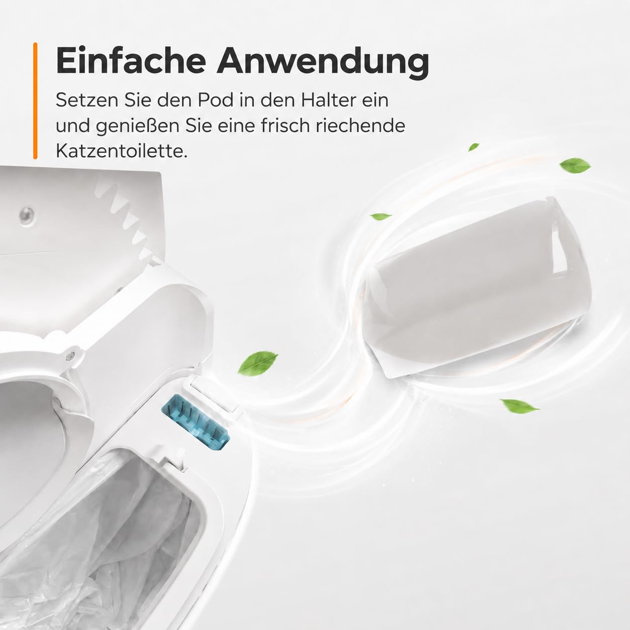Zedar K1200 Geruchsvernichter - 6 Stück - Für Zedar K1200 Selbstreinigende Katzentoilette, Geruchskontrolle