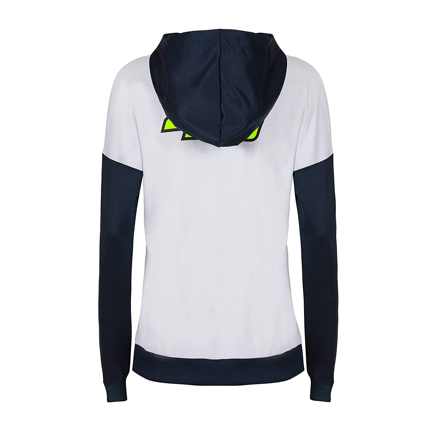 Valentino Rossi VR46 The Doctor Street Official MotoGP Mujer Sudadera con Capucha - Blanco - XS
