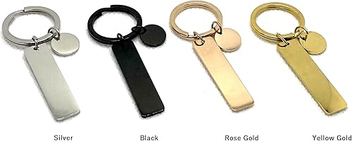 Miniatura 2 de Commemorative Class of 2022 Keychain - Personalized for the Graduate (Rose Gold)