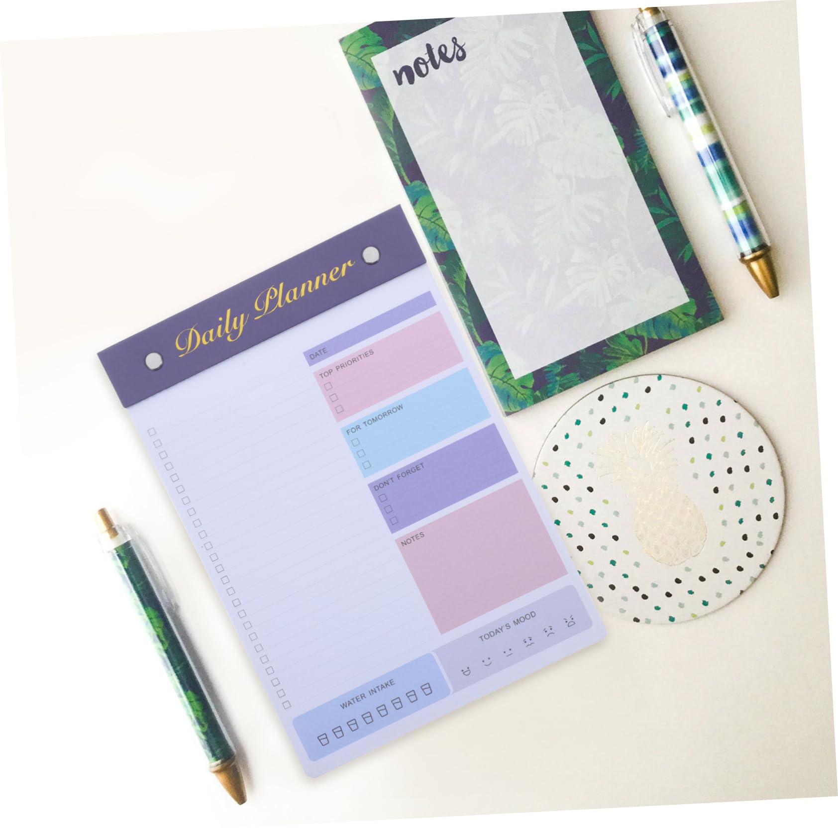 Cuaderno de Notas del Planificador B5 de Papel Púrpura 80 Hojas