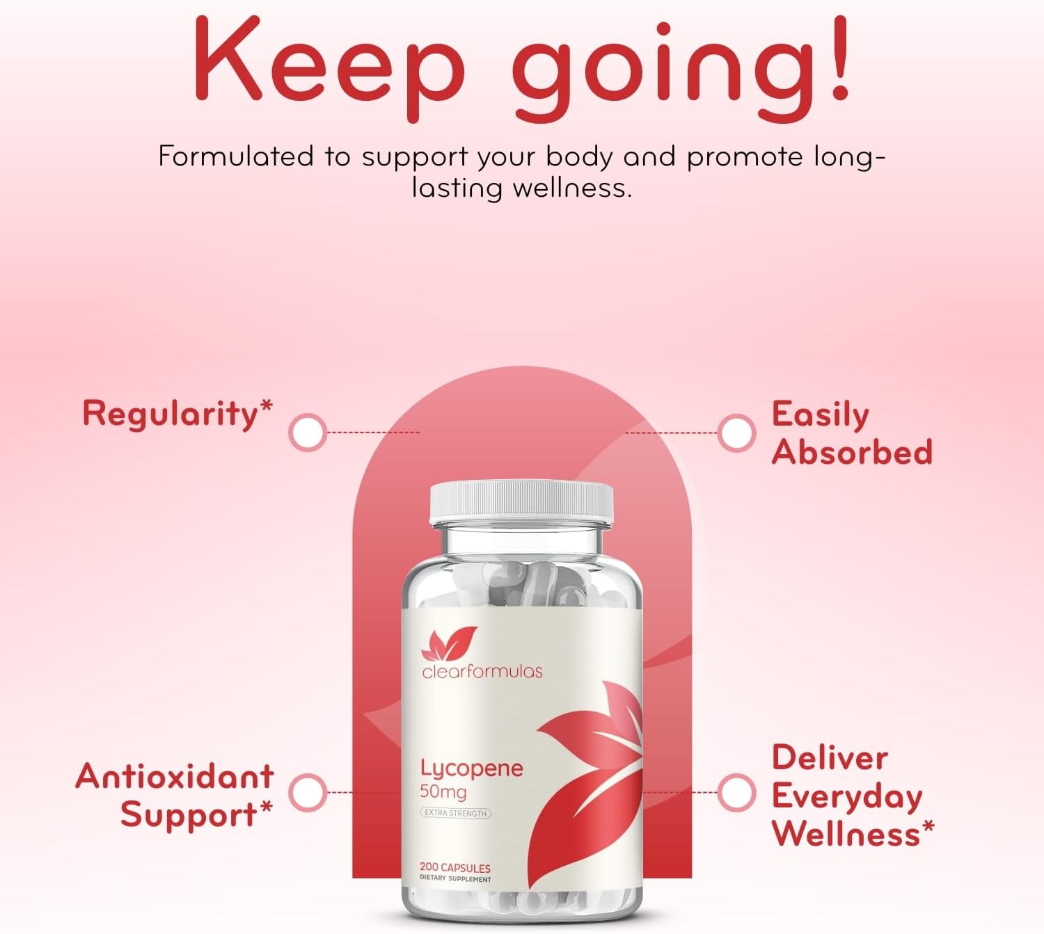 Tomato Based Lycopene Supplement - Extra Strength Lycopene 50mg Non-GMO Super Potent Antioxidant and Carotenoid Heart and Prostate Health Supplement for Men - Made in a cGMP US Lab (Lycopene) - Image 5