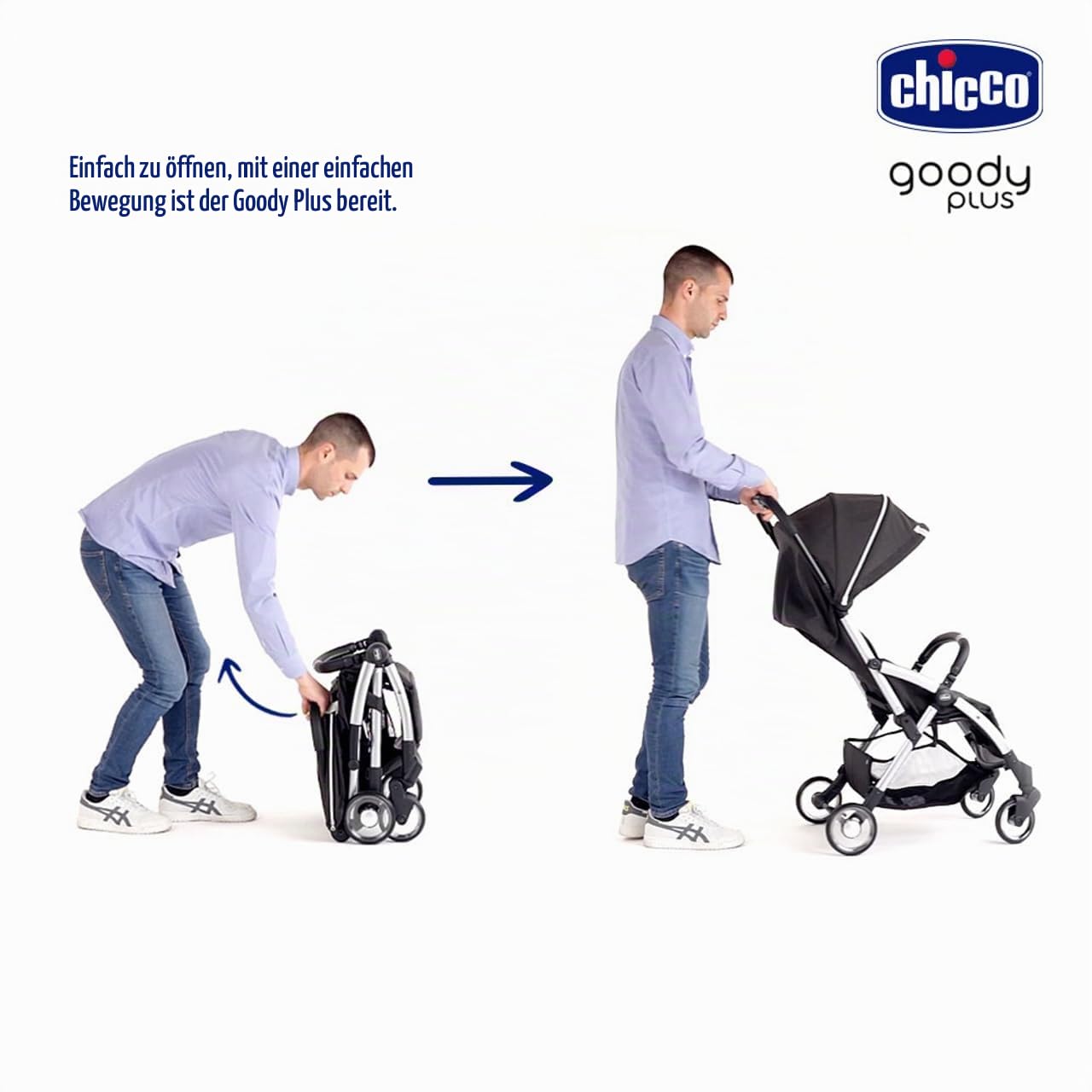 Chicco Kinderwagen, Modell Goody Plus Grey Mist