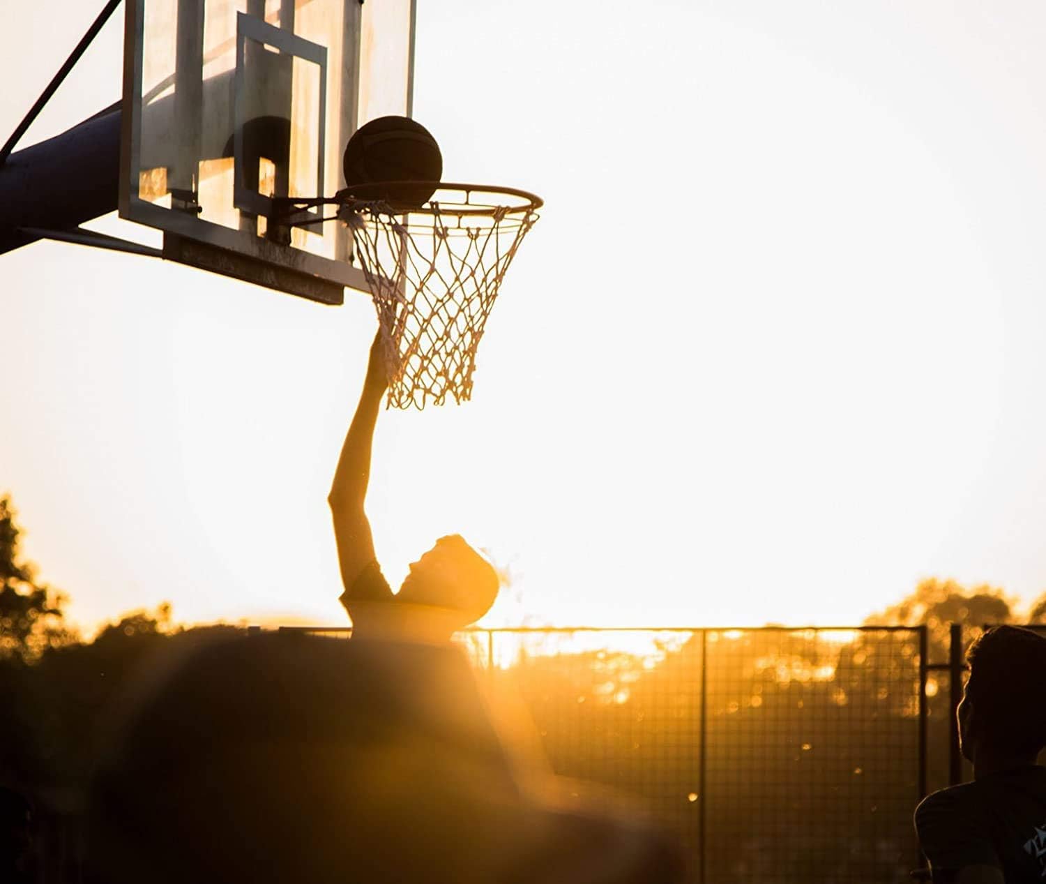 CKSpor Profesyonel Basketbol Filesi – Basketbol Ağı Çift Set 3 Renkli Dayanıklı File | Dış Mekan Basketbol Potası İçin Uyumlu CKS-155F