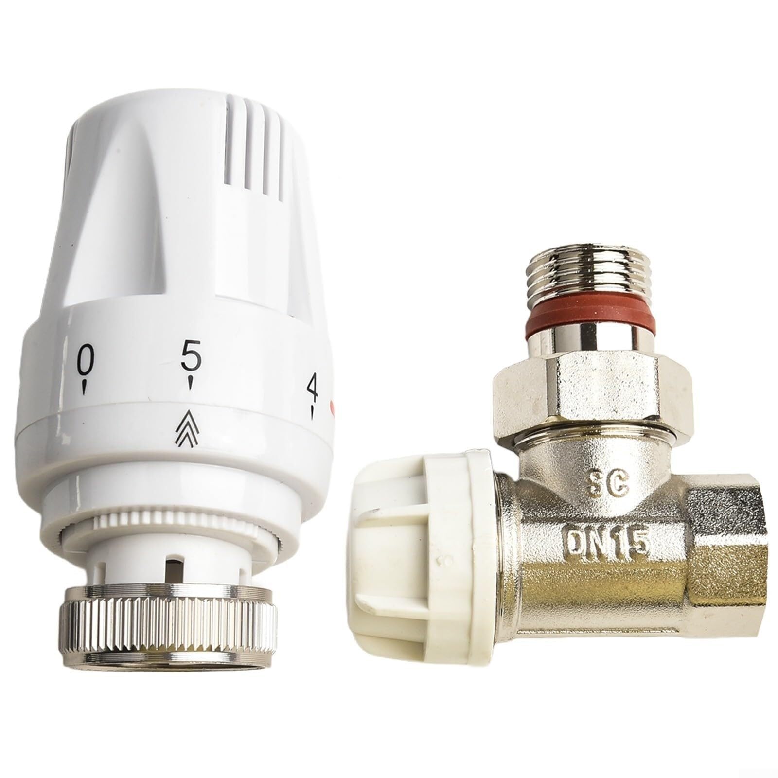 Valvola termostatica per termosifone, G1/2 G3/4, valvola automatica per riscaldamento a pavimento, con 5 controlli di temperatura