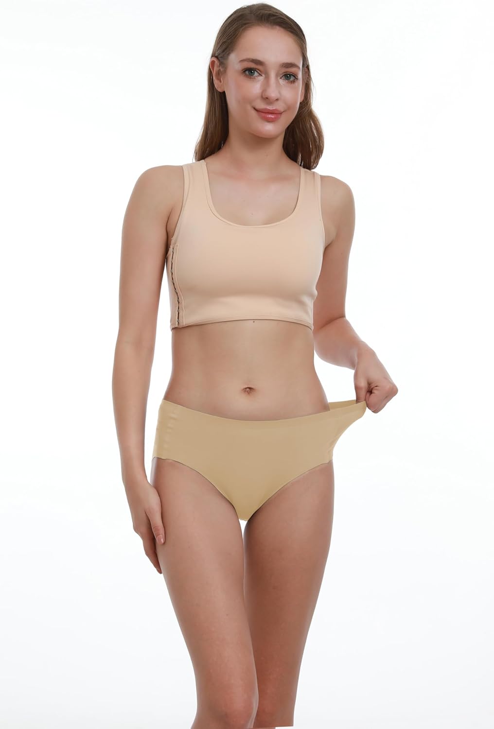 WANDER Womens Seamless Underwear 3-Pack Pure Invisible Breathable Brief Ladies Stretch Hipster Panties - Image 3