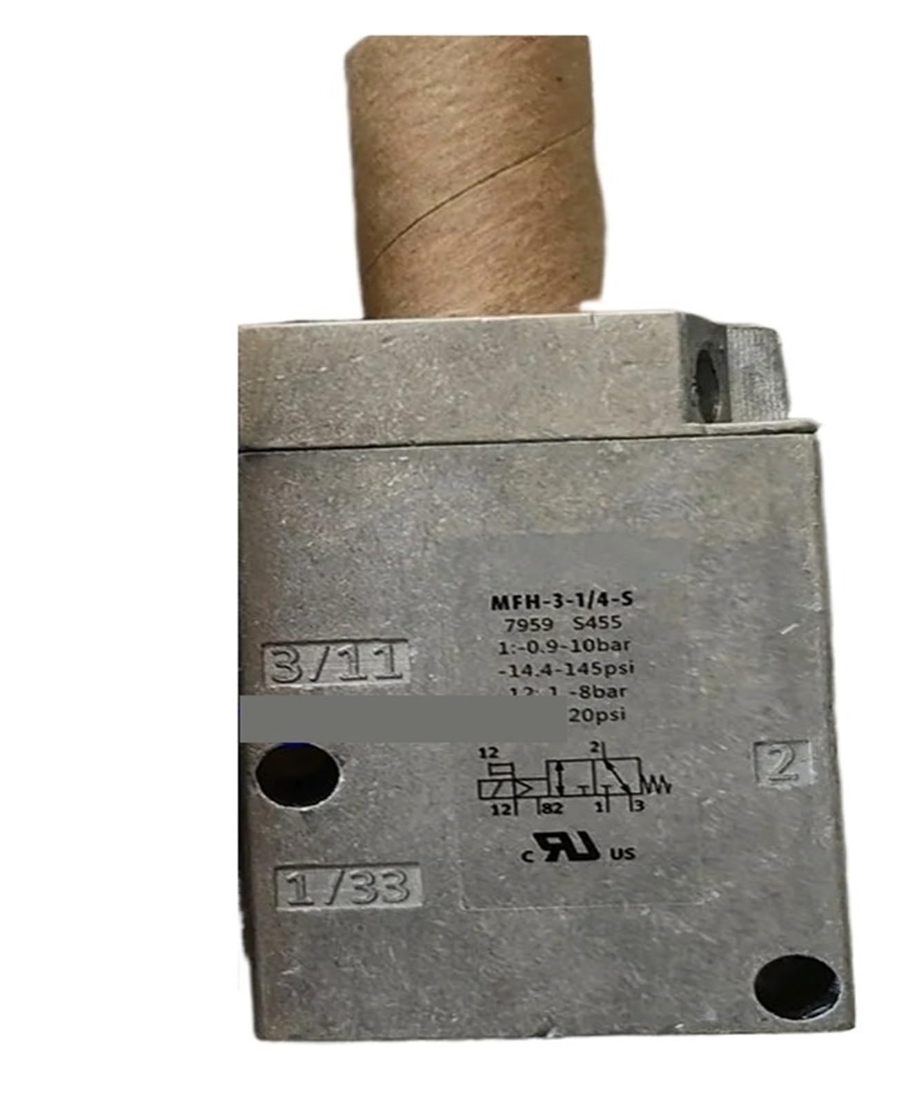 Cxdfrser One Color Solenoid Valve Mfh-3-1/4-S 7959 Two-Position Three Way Valve