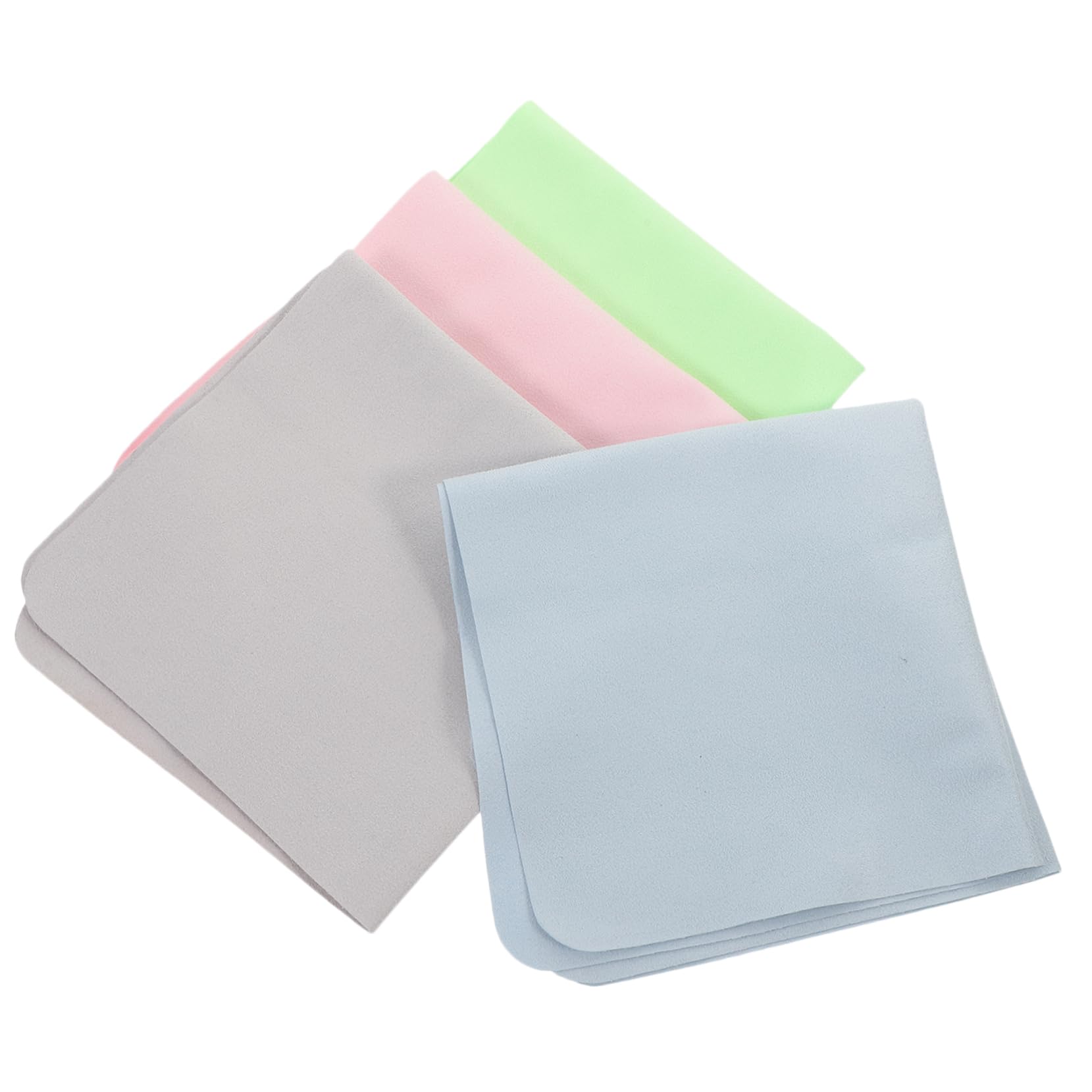 Healeved 20pezzi Panni Microfibra Per Pulizia Occhiali Da Colorati Per Schermi e Superfici Delicate Resistente Allo Sbiadimento e Facilmente Lavabile