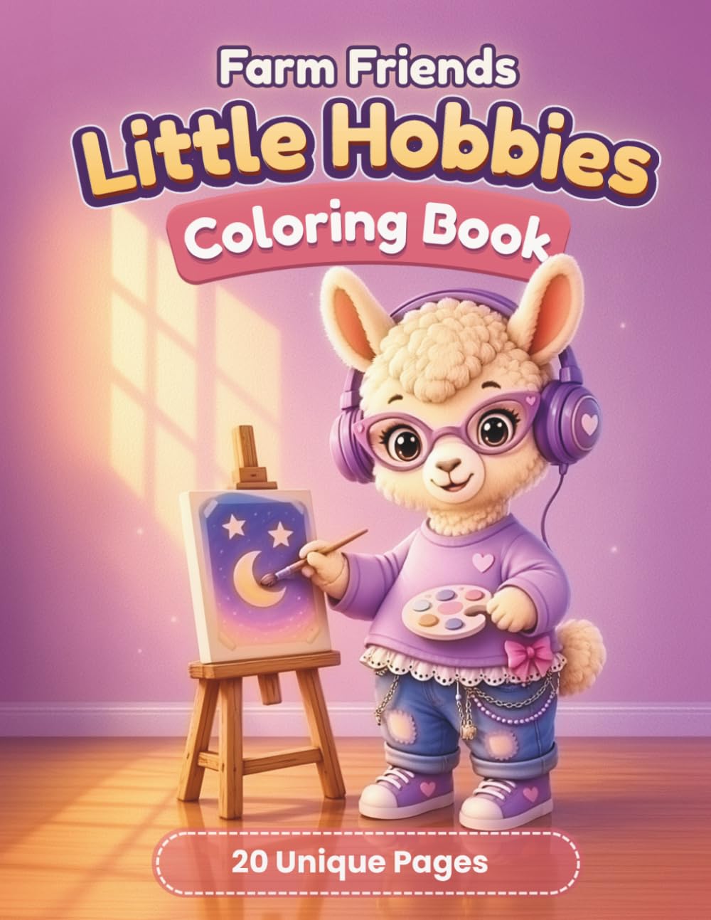 Farm Friends | Little Hobbies Coloring Book: Cute Creative Adventures with Farm Animals (Happy Little Paws)