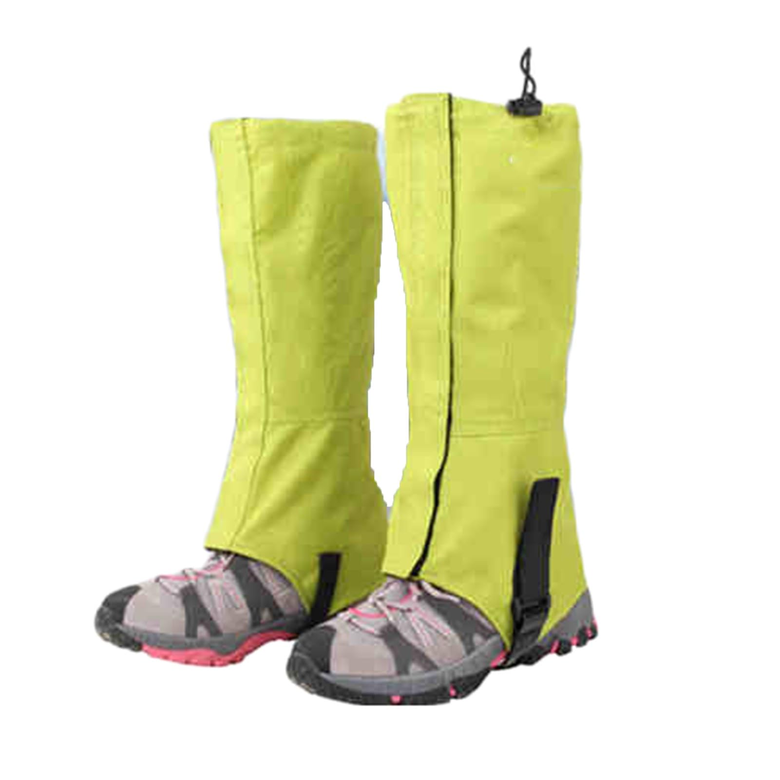 Polainas de Nieve, Cubierta Ajustable for piernas de Senderismo, for Senderismo en Barro,y Nieve, Caza, Escalada o esquí, Unisex(Green,L)