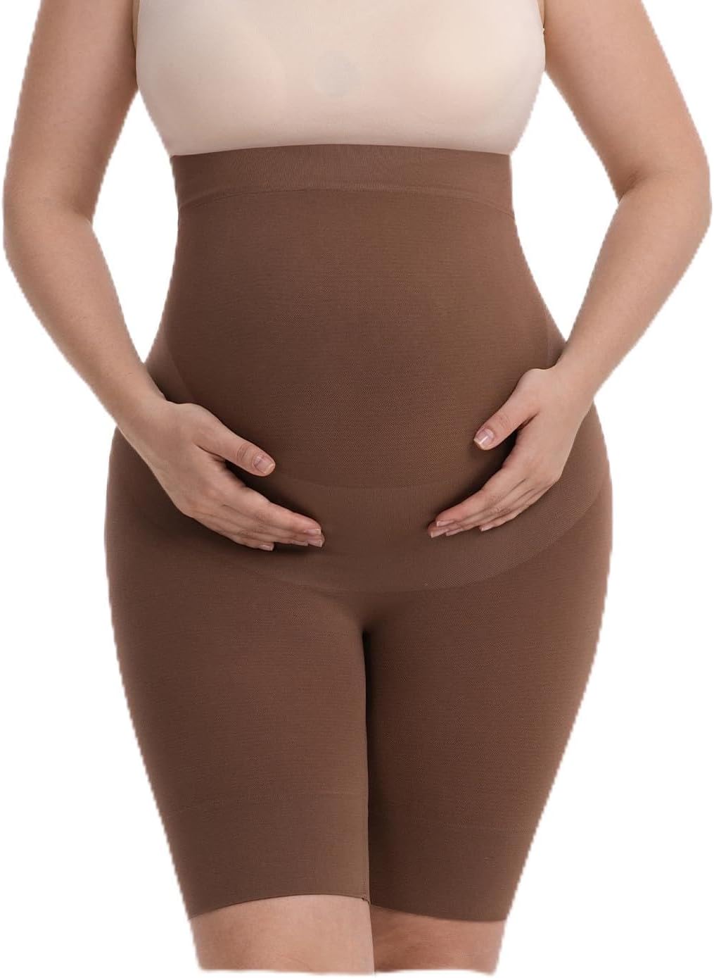 Seamless Maternity Shapewear, Prevent Thigh Chaffing, Pregnancy Belly Support, S-5XL