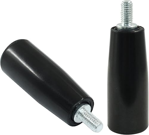 Miniatura 15 de Mango giratorio para máquina de volante, mango de rosca M10 x 3.150 in, mango giratorio para máquina de torno, equipo mecánico, instrumento