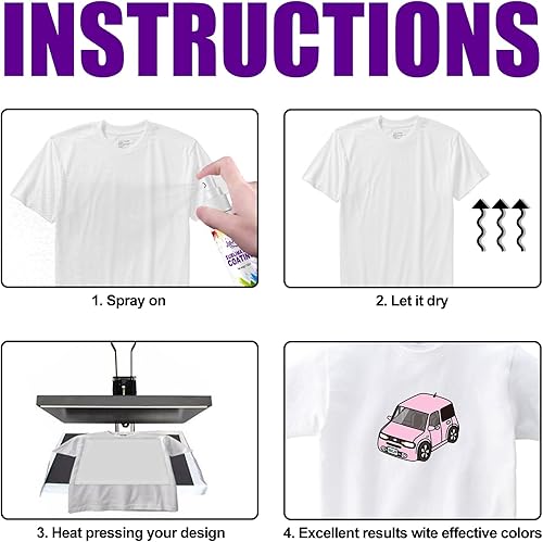 Miniatura 3 de Spray de sublimación para algodón, spray de recubrimiento por sublimación, secado rápido y súper adherencia, suministros de revestimiento de