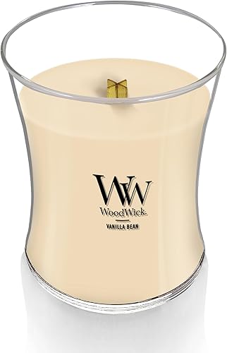 Miniatura 3 de WoodWick Vela de reloj de arena mediana de vainilla 97 onzas