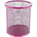 Produktbild LEVIATAN Metall Stifteköcher - Stiftehalter rund aus Drahtmetall - Mesh Multifunktions Becher für Kugelschreiber - Stifte Halter für Büro/Schule Ø91 mm, Rosa