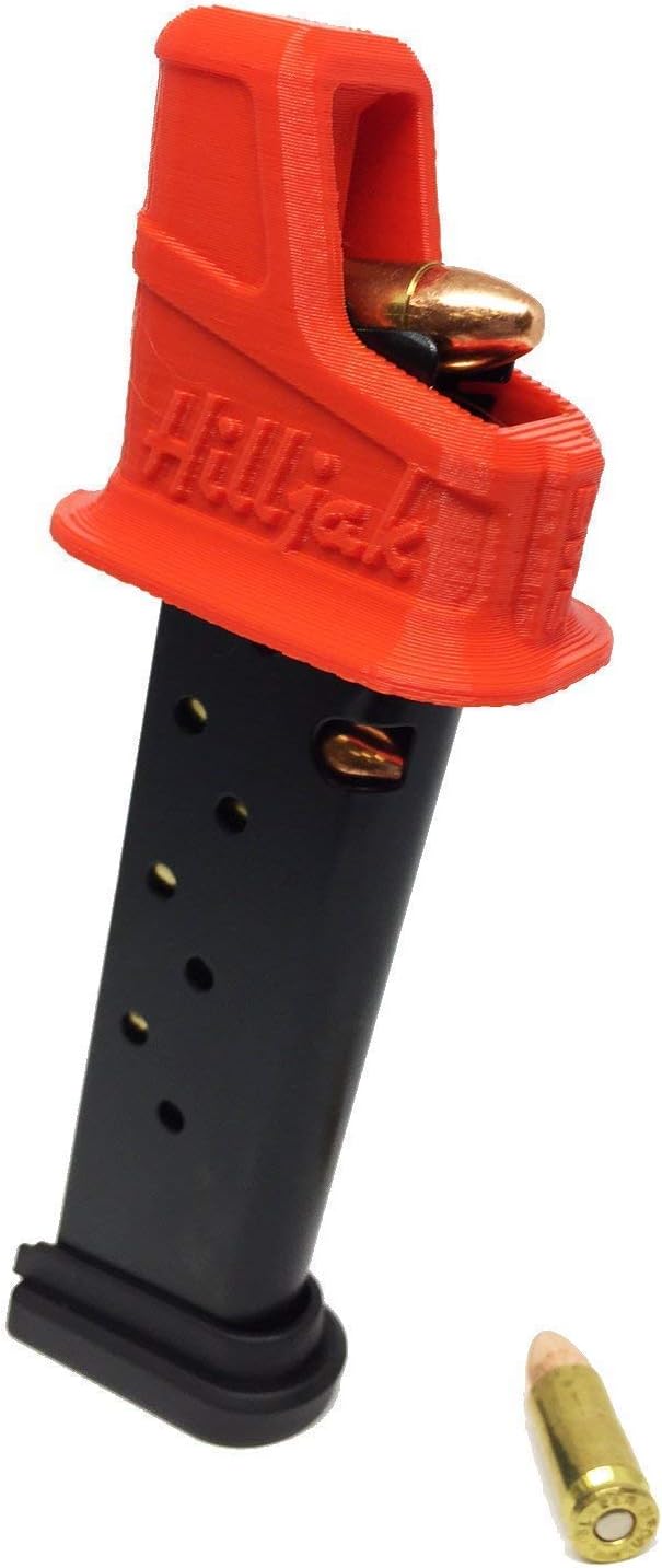 9mm Single-Stack Magazine Speed Loader Compatible with Sig P938 P239 P210; Hi-Point 995 C9 CF380; Taurus PT 709 Slim; Ruger LC9 EC9; Walther PPS Kahr K820; Kel-Tec PF9, Beretta Nano,QL9SS Red