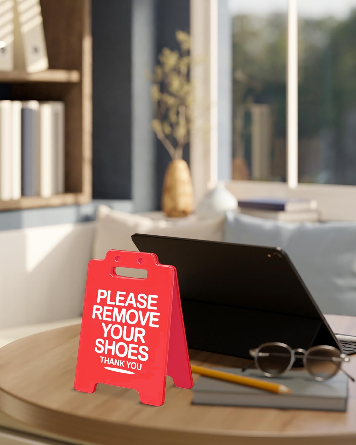 Letrero divertido para decoración de escritorio con texto en inglés "Please Remove Your Shoes", recordatorio de zapatos, decoración para el hogar, entrada, hoteles, spa