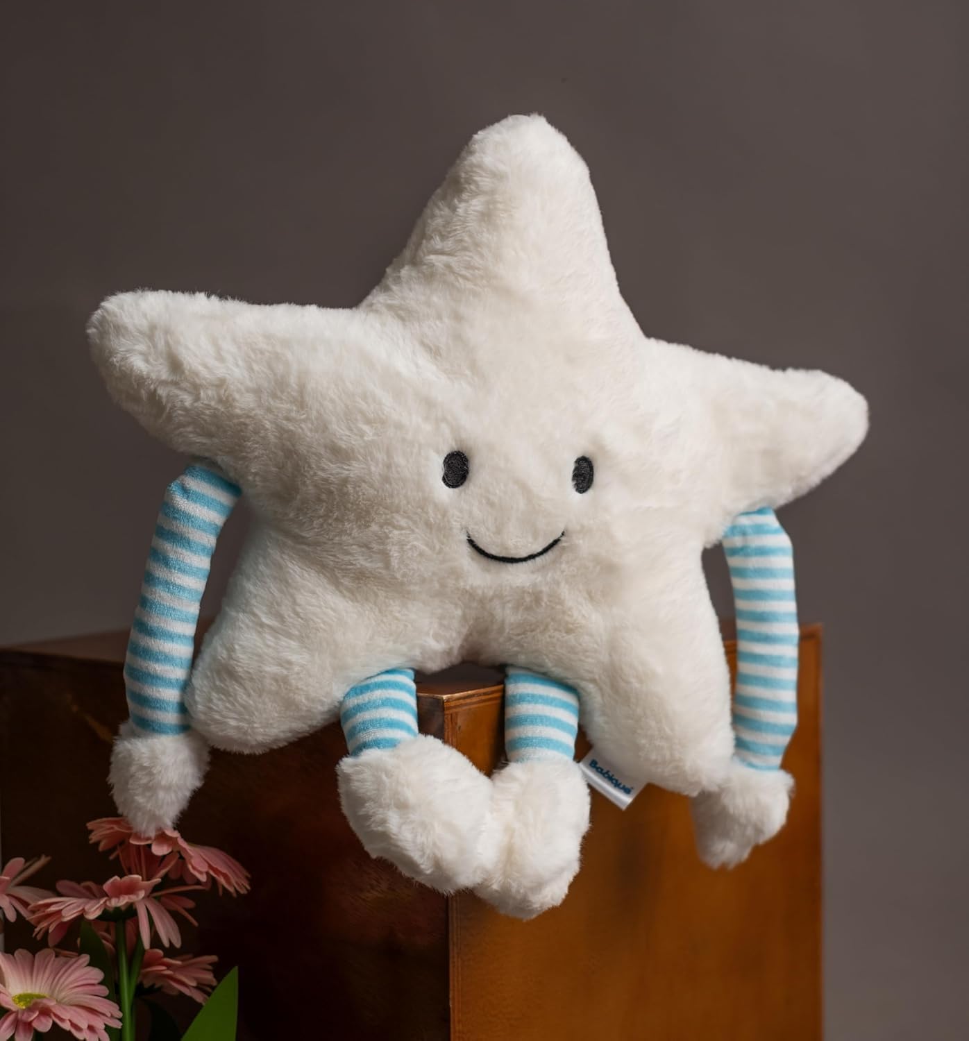 Storescent Velvet Star Shaped Stuffed Cushion Soft Toy with Arm & Leg for Home Decor & Gifting discount deal