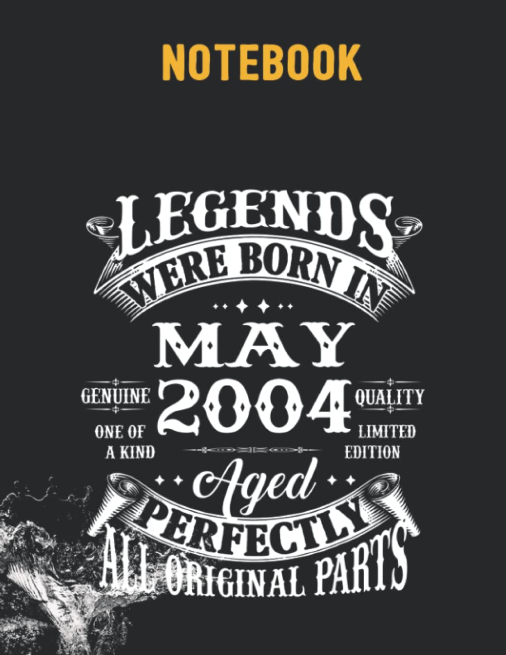 18th Legends Born In May 2004 18 Years Old Notebook 140 Pages 8.5x11in Paperback – 16 May 2022