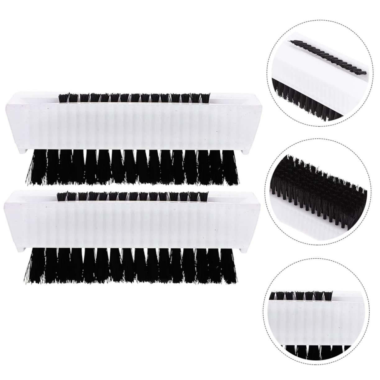 Healvian 8 Piezas Cepillo de Uñas de Doble Cara de Uñas y Antideslizante para Hogar Manicura y Resistente Altas y de Usar