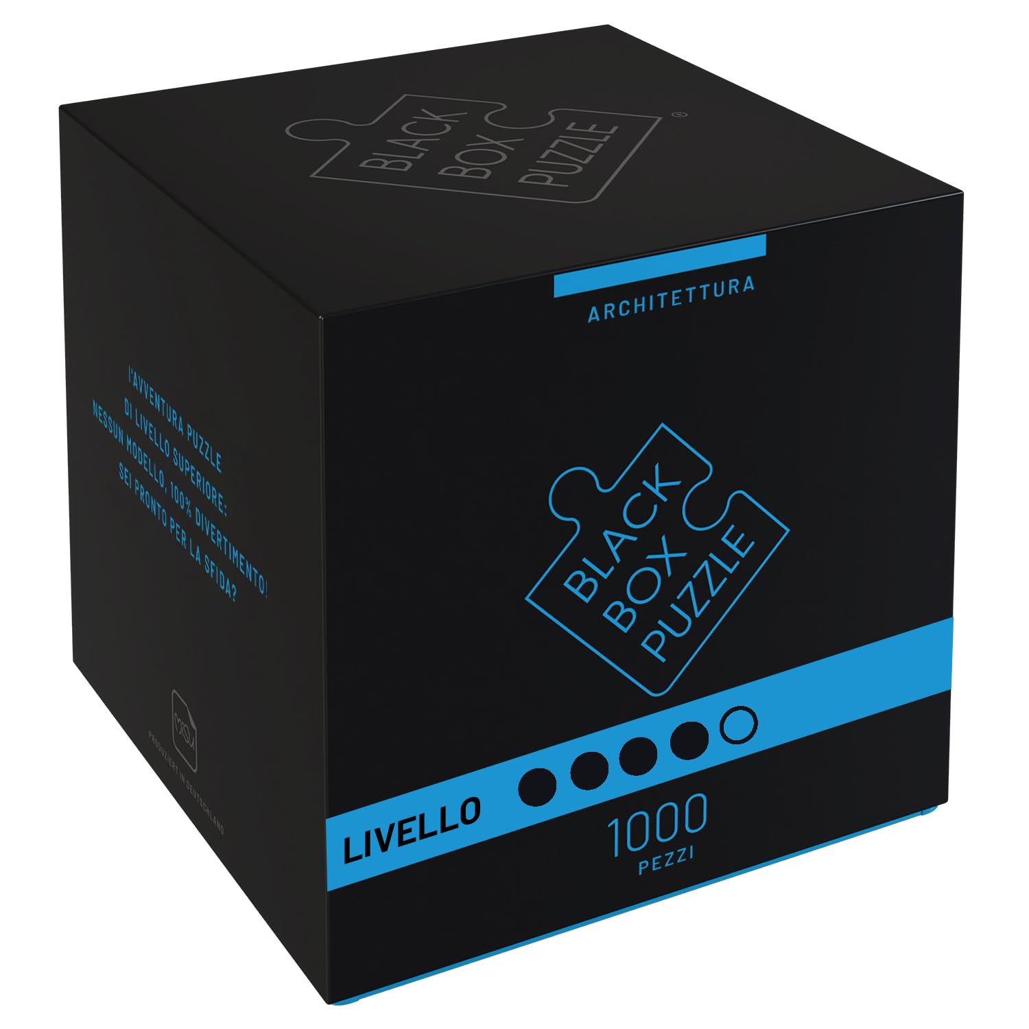Black Box Puzzle 1000 pezzi, Blackbox Puzzle con motivo a sorpresa senza modello, Impossible Puzzle - puzzle difficile, per puzzle adulti e bambini dai 14 anni, puzzle box architettura edizione 2023