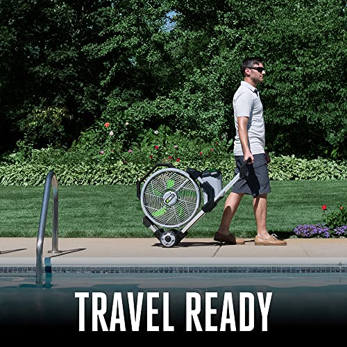 Image of EGO POWER+ Portable Misting Fan, Outdoor Electric 18 inch 5 Speed Fan, Battery and Charger Not Included - FN1800