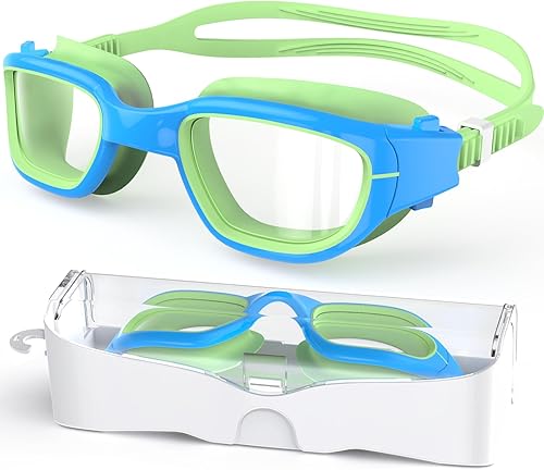Miniatura 11 de Gafas de natación para niños, gafas de natación para niños de 6 a 14 años, gafas de piscina con protección UV antivaho para niños y niñas