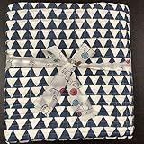 Tamaño: 11 x 11 cm (aprox.) Trade Star Edredón de Mano con Estampado de Bloques Indio, Manta bebés, edredón de algodón Hecho a Mano, Manta de Cuna, edredón de bebé para Cuna, Manta de Abrigo
