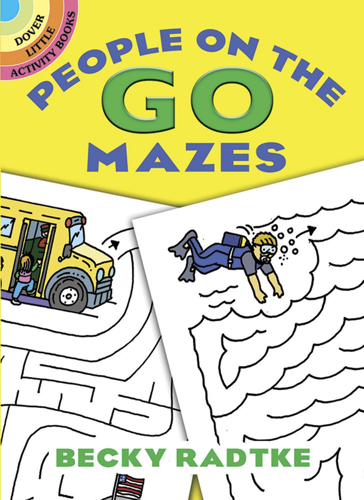 People On the Go Mazes Paperback – July 24, 2008