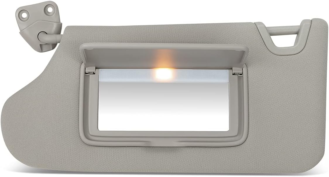 DNA MOTORING Left Driver Side Sun Visor Compatible with 13-18 Altima, 96401-3TA2A, ZTL-Y-0246