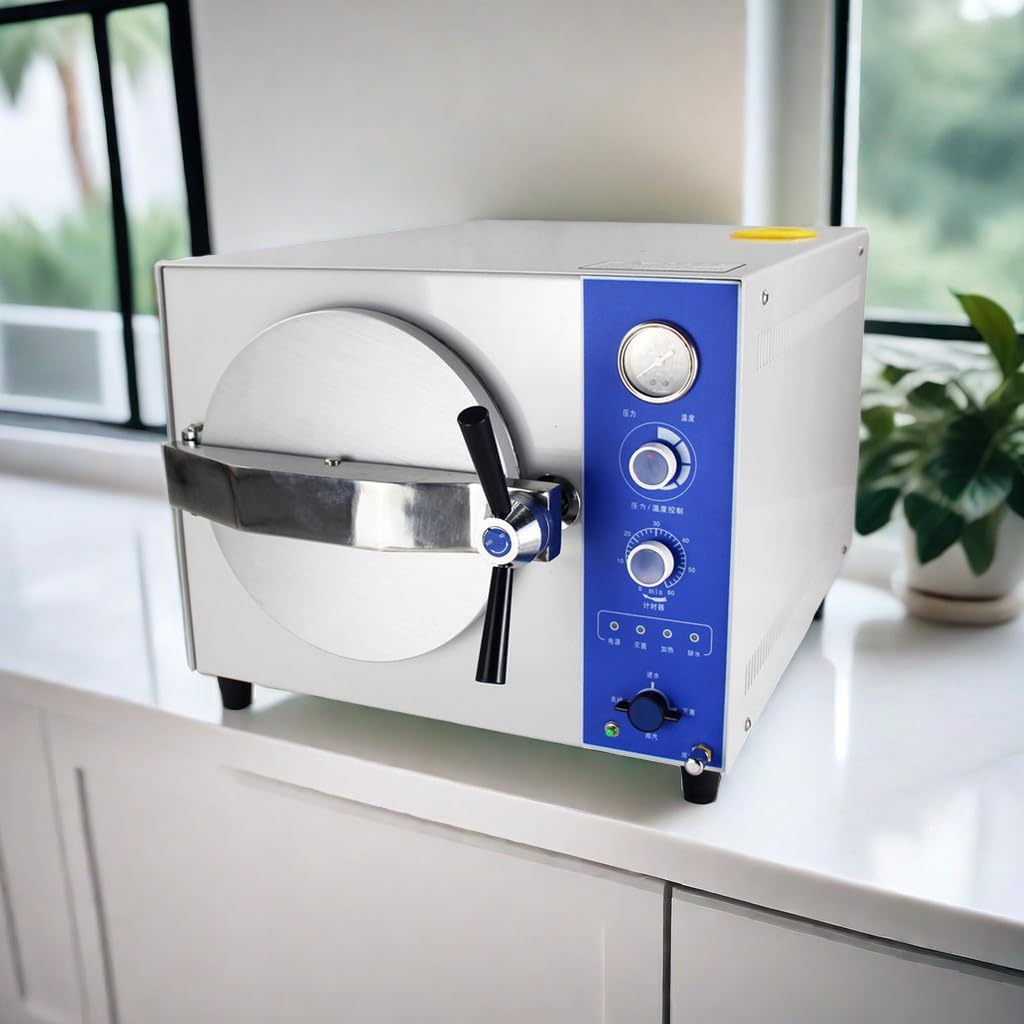 24Litres Rapid Steam Sterilizer High Pressure Temperature Stainless Steel Lab Table Top Automatic Steam Autoclave Sterilization Equipment (TM-XB24J)