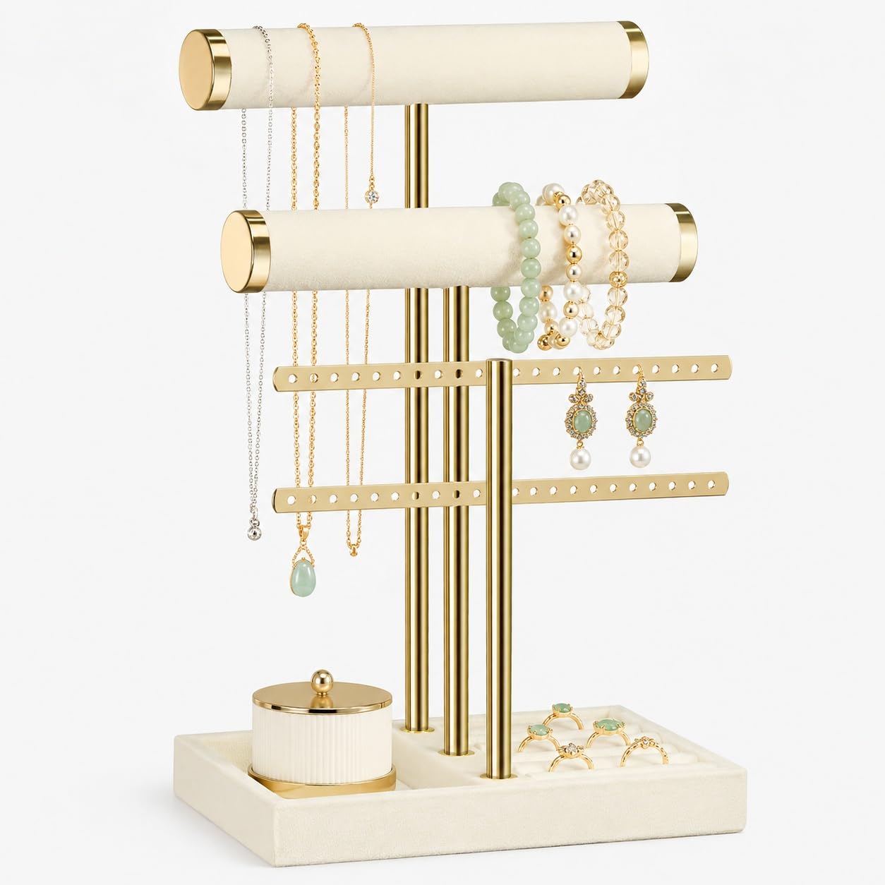 Présentoir à bracelets Josmimic pour organiser vos bijoux et montres sur la coiffeuse